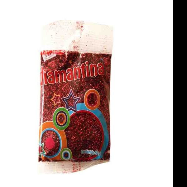 DIAMANTINA FINA BOL. 50G. 01 ROJO E.20